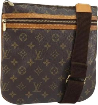 Louis Vuitton Pre-owned Cross Body Bags, female, Brown, Size: ONE SIZE Pre-owned Pochette Bosphore Shoulder Bag