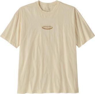 Patagonia 95 Oval Logo Oversized T-Shirt T-Shirt f&uuml;r Damen | beige