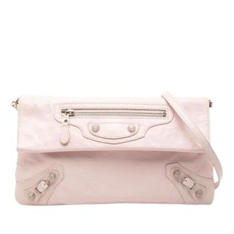 Balenciaga Pre-owned Clutches, female, Pink, Size: ONE SIZE Pre-owned Vintage Crossbody Bag