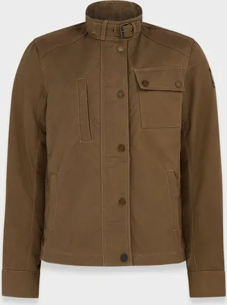 Belstaff Giacca Da Moto Kates Cottage Donna Cotone Cerato Sabbia 2xl