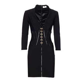 Elisabetta Franchi Mujer, Vestidos, Negro, Talla: S