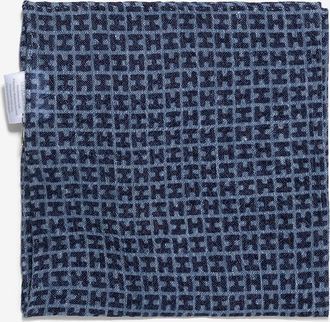 Hemisphere Einstecktuch aus Wolle und Leinen Rade