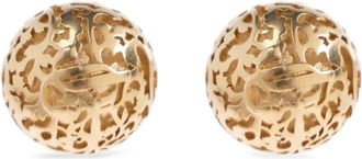 Jimmy Choo London sphere stud earrings - Gold