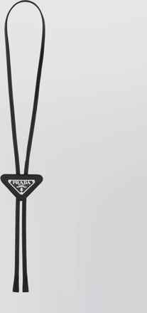 Prada necklace leather lariat unique design