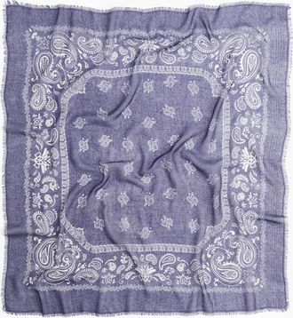 H&M Gemustertes Tuch - Blue