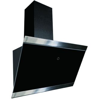 Respekta Cappa aspirante cappa inclinata senza testa 60 cm cappa a parete nera Respecta