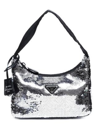 Prada 2020s Re-Edition 2000 shoulder bag - women - Fabric - One Size - Metallic