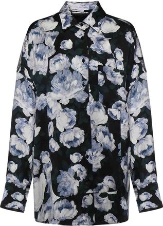 Stella McCartney Floral Print Satin Blouse