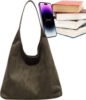 Generic Tote Bag, Frosted Vintage Underarm Purses, Large Capacity Shoulder Handbag, for Women Girls Ladies Mom Work Shopping Travel College Gathering Party Wi