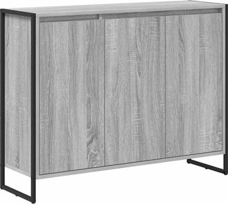 vidaXL Armario Auxiliar Gris Sonoma 96,5 X 30 X 75 Cm Vidaxl