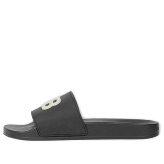 Balenciaga (WMNS) Balenciaga Pool Slides Black Glow 656434W1S861073