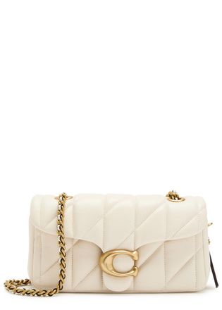 Coach Tabby 20 Quilted Leather Shoulder bag - White - One Size