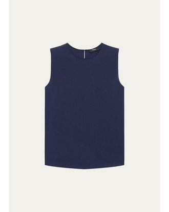 Theory Silk Straight Shell Top