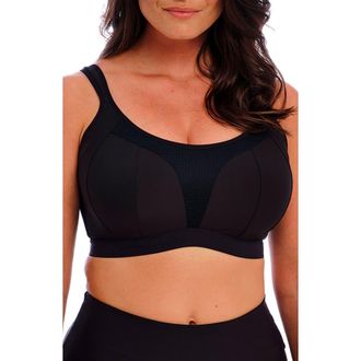 Fantasie Elevate Underwire Sports Bra in Black at Nordstrom, Size 30Gg