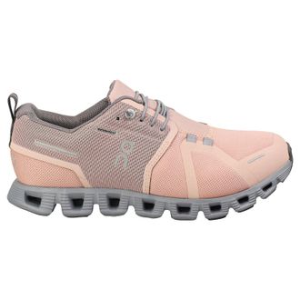 On Cloud 5 Waterproof Textile Synthetic Womens Low Top Trainers - Rose Fossil - Size:UK 7.5