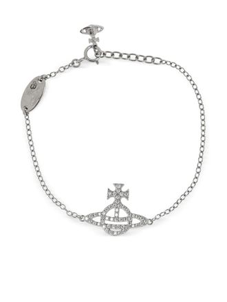 Vivienne Westwood Armband met Orb-plakkaat - Zilver