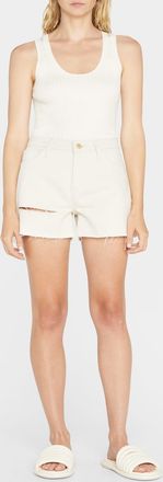 Triarchy Distressed Slim Denim Shorts