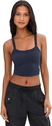 Free People Movement All Clear Cami Solid Womens Clothing Midnight Navy : MD-LG (Womens 8-12), Elastane/Polyester