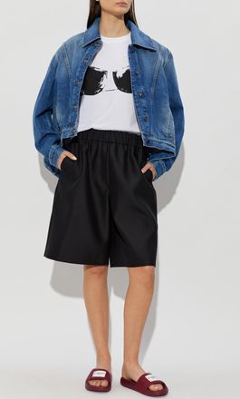 Givenchy Denim Jacket, Womens, Navy Blue