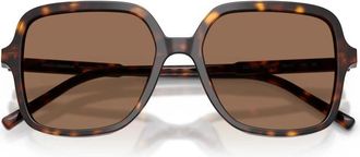 Dolce & Gabbana Dg 4539 Zonnebrillen - Dames - Zonnebrillen - Bruin - 55 MM - Accessoires