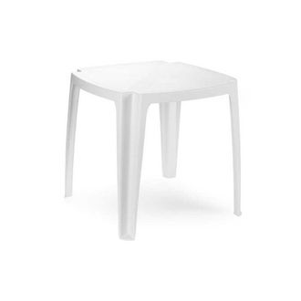 Progarden Mesa De Resina Blanca 75x75 Progarden