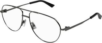 Bottega Veneta Ruthenium Zonnebril - unisex - Brillen - Grijs - 57 MM - Accessoires