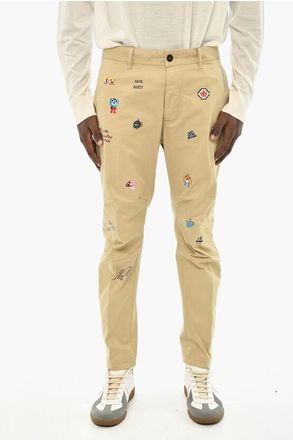 Dsquared2 Cotton Gabardine Chino Pants size 50