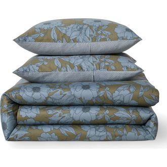 Ted Baker Mood Floral Comforter & Pillow Shams Set in Blue at Nordstrom, Size King