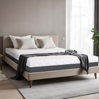 TANHK Materasso Memory Ad Alta Densit&agrave; 100x190, 20cm, Rigido, Anallergico, Sfoderabile, Made In Italy - Tanhk