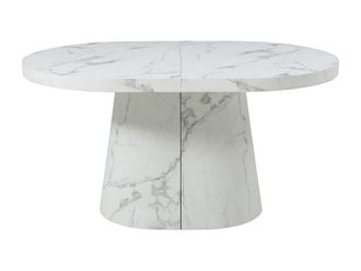 VENTE-UNIQUE.COM Mesa de comedor madera blanco