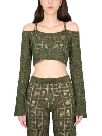 GCDS Monogram Macrame Top