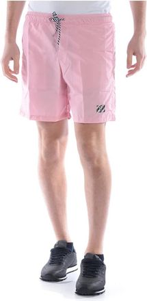 Daniele Alessandrini Stijlvolle Casual Shorts voor Mannen - Heren - Korte Broeken - Roze - S - Korte Broeken