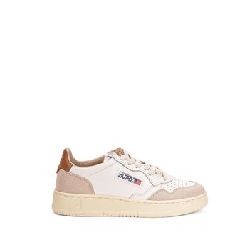 Autry Medalist Low - Heren - Sneakers - Wit - 45 EU - Leer - Schoenen