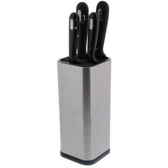 Jean Dubost Ceppo di 4 coltelli in acciaio inox satinato - dh027000x35196 Jean Dubost