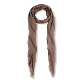 Cortana Eclipse- foulard with purple striped pattern - female - Cortana - Scarves - Brown - ONE SIZE - Accessories