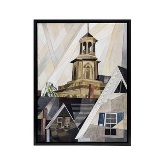 Artery8 After Sir Christopher Wren Charles Demuth Framed Canvas Wall Art Print | Size: W24 x H32