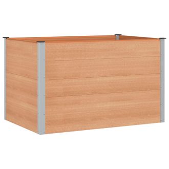 vidaXL Arriate Elevado Marr&oacute;n 150 X 100 X 91 Cm Vidaxl