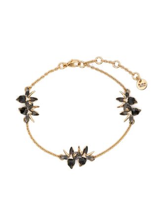 Shaun Leane Diamanten orchidee armband - Goud
