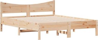 vidaXL Vidaxl - Estructura De Cama Sin Colch&oacute;n Madera Maciza De Pino 160x200 Cm