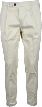 Bro-Ship Cotton Stretch Trousers With Classic Design And Flexible Fit