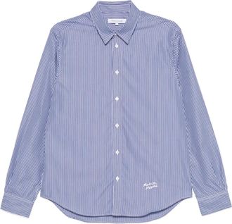 Maison Kitsuné striped shirt - Blue