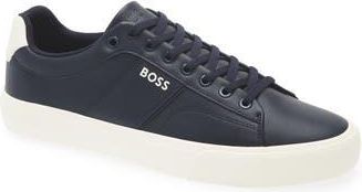 BOSS Aiden Tennis Sneaker in Dark Blue at Nordstrom Rack, Size 12Us / 11Uk