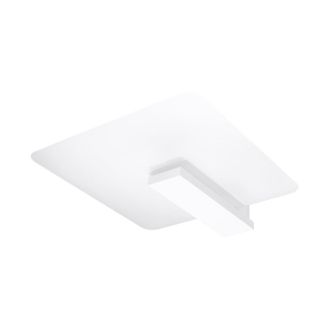 Sollux Lighting L&aacute;mpara de techo blanco madera, vidrio alt. 48 cm