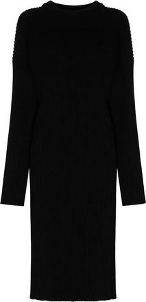 Bottega Veneta Cut-Out Knee-Length Sweater Dress, Size S