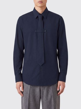 Dries Van Noten Camicia classica in popeline di cotone con collo francese