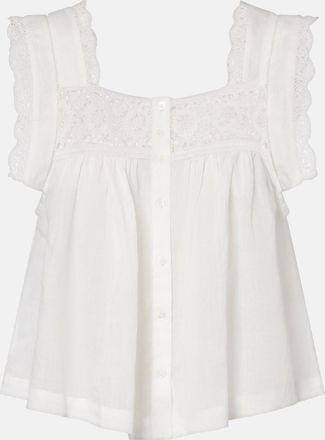 Citizens Of Humanity Mia lace-trimmed top