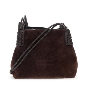 Etro Bolso de Hombro de Ante - Bags - Mujer - Marr&oacute;n - ONE SIZE