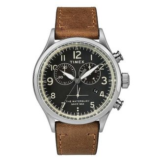 Timex Waterbury Quartz Black Dial Mens Watch TW2R70900
