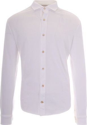 Eleventy White Jersey Shirt