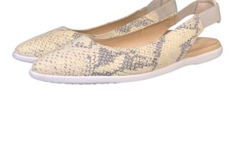 Cole Haan Womens Zerogrand Slingback Skimmer Shoes In Ivory Roccia